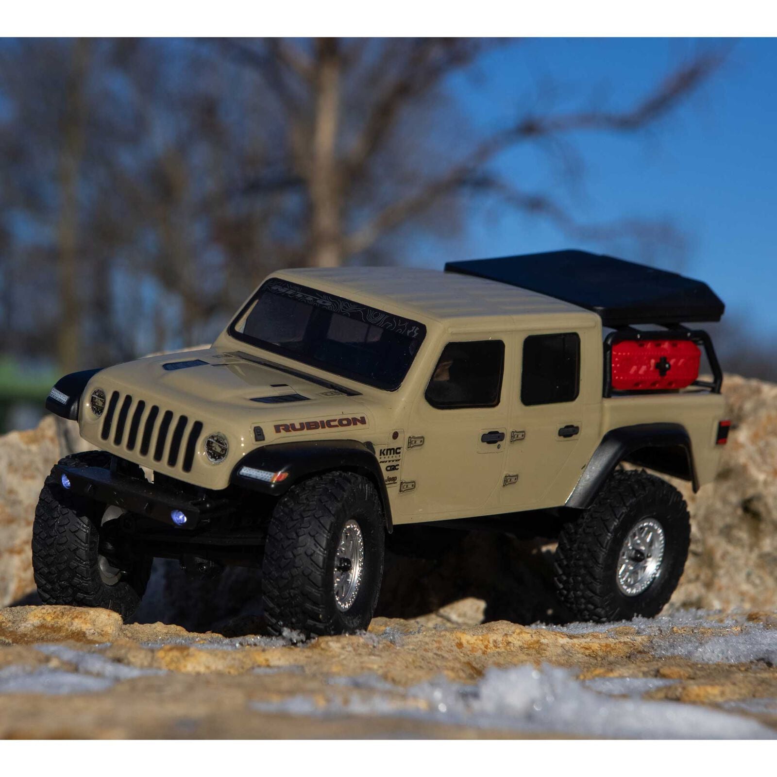 アキシャル 1/24 SCX24 ジープ JT グラディエーター 4WD ロック クローラー RTR ブルー - RCTRAIL