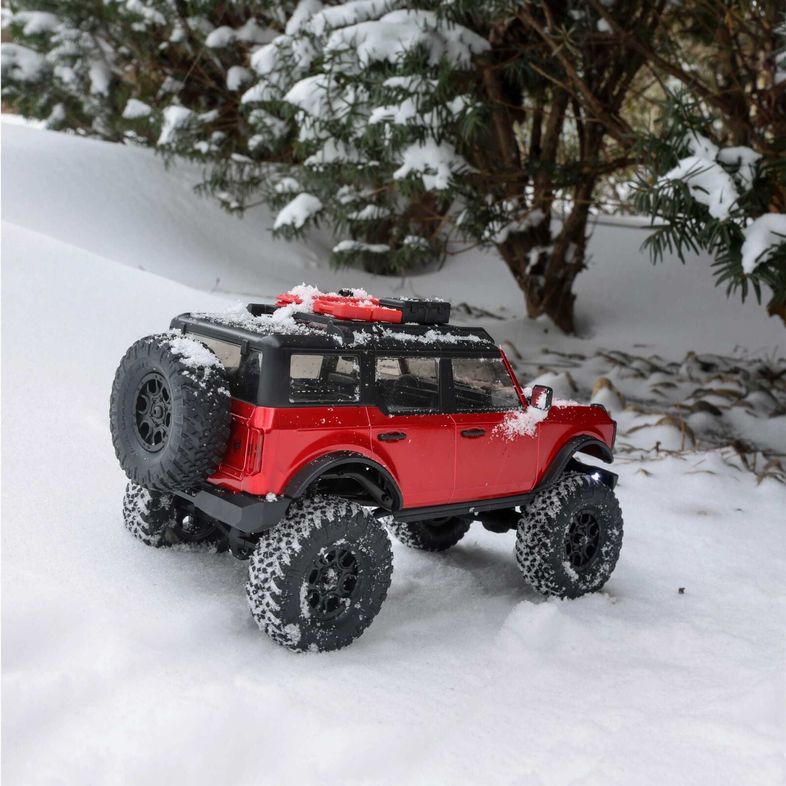 アキシャル 1/24 SCX24 2021 フォード ブロンコ 4WD トラック RTR レッド - RCTRAIL