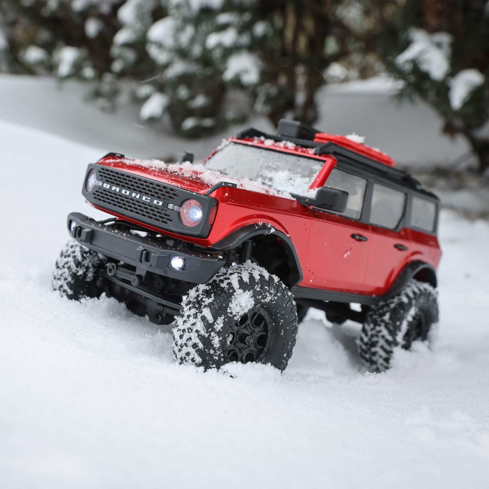 アキシャル 1/24 SCX24 2021 フォード ブロンコ 4WD トラック RTR レッド - RCTRAIL