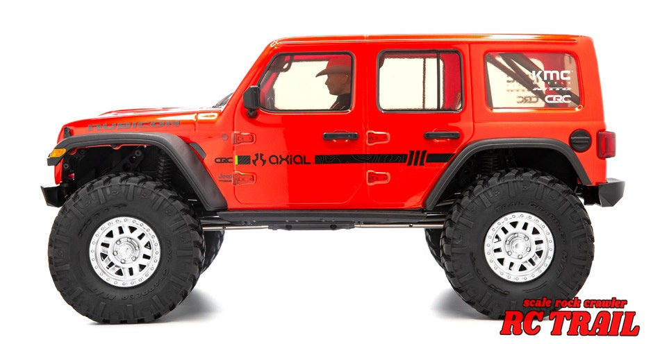 アキシャル SCX10III ジープJLUラングラー RTR 4WD ロッククローラー（オレンジ）ポータルアクスル2.4GHzプロポ付き　AXI03003T1 - RCTRAIL