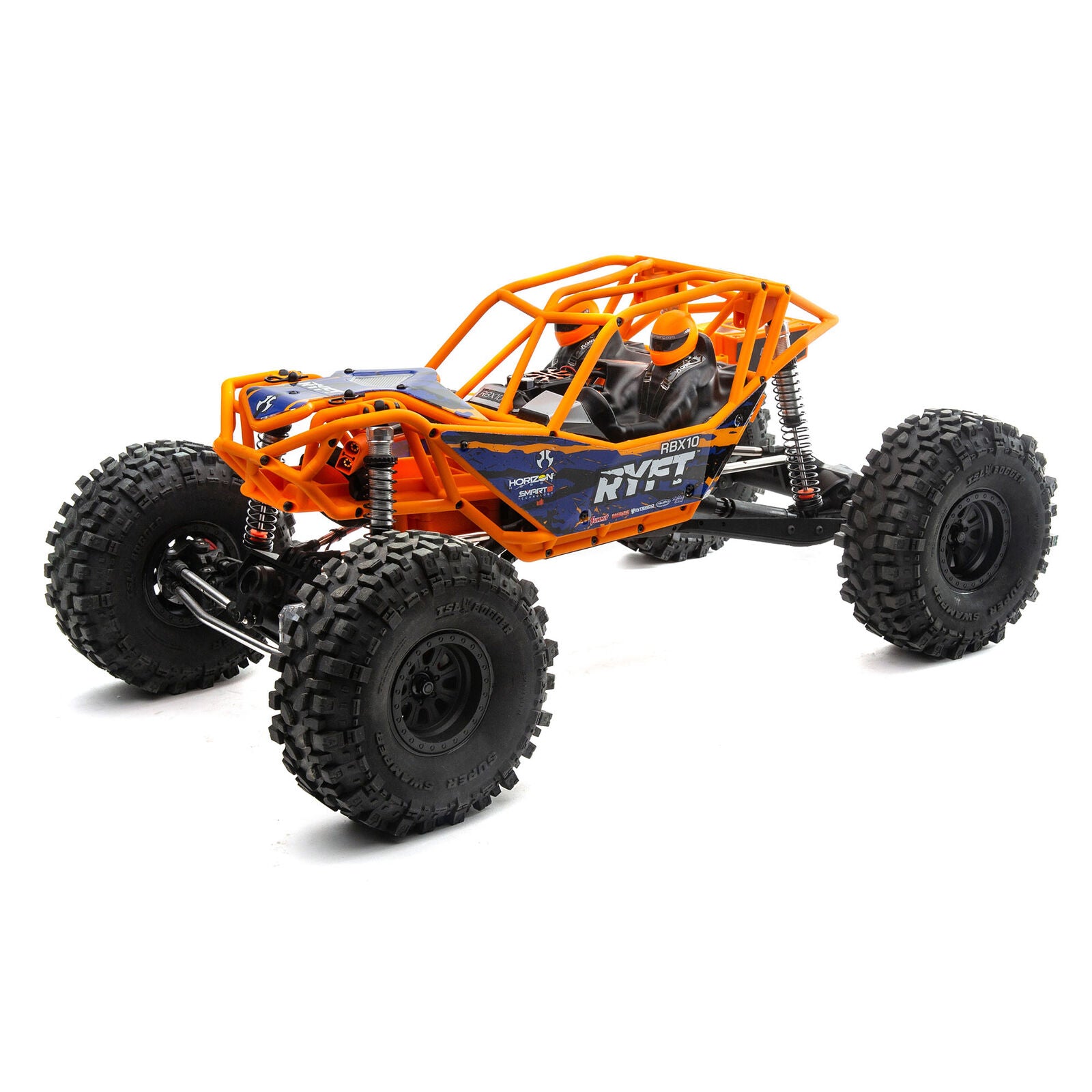アキシャル 1/10 RBX10 Ryft 4WDブラシレスロックバウンサーRTR、オレンジ AXI03005T1 - RCTRAIL