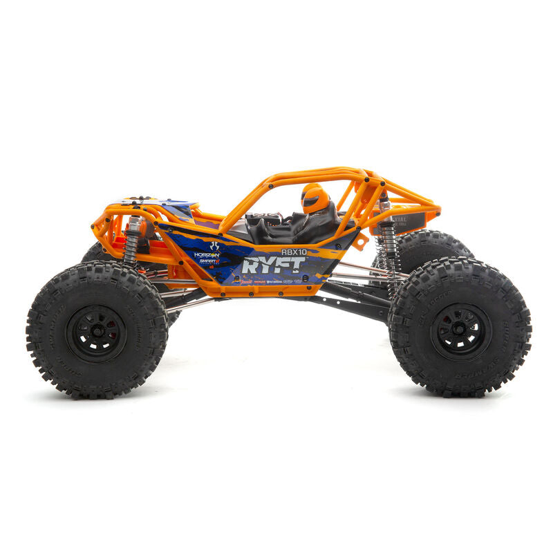 アキシャル 1/10 RBX10 Ryft 4WDブラシレスロックバウンサーRTR、オレンジ AXI03005T1 - RCTRAIL