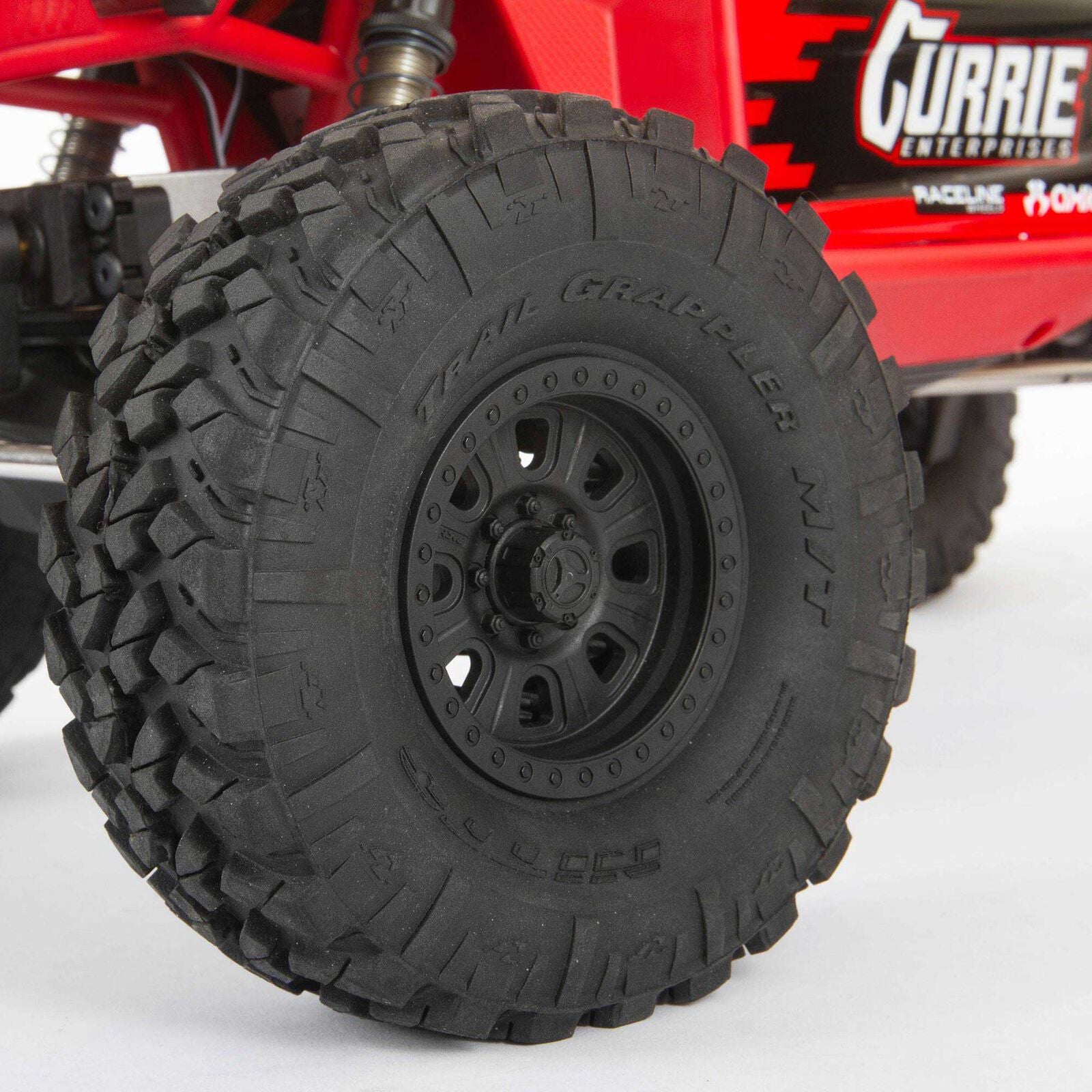 アキシャル 1/10 カプラ 1.9 4WS アンリミテッド トレイル バギー RTR、レッド AXIAL - RCTRAIL