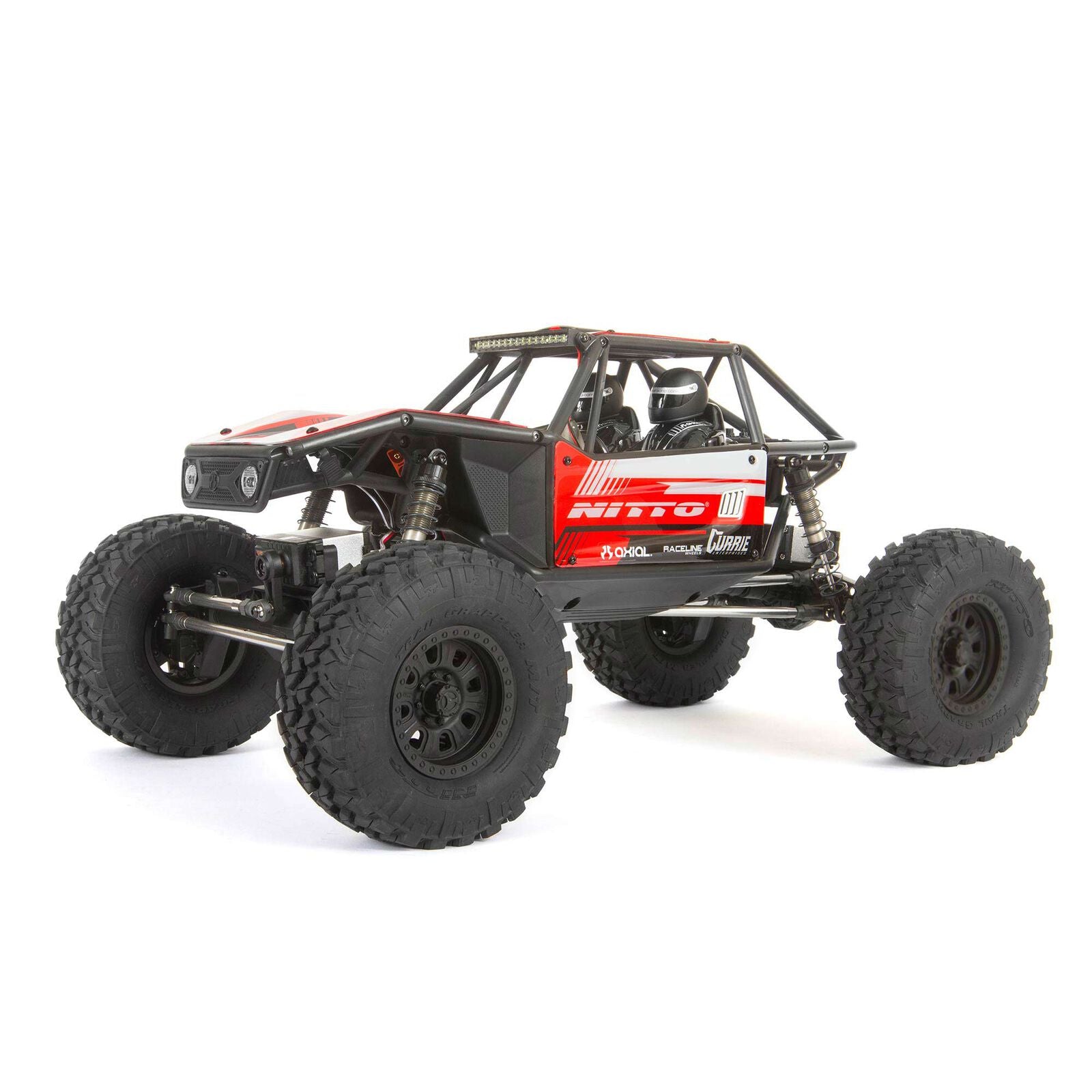アキシャル 1/10 カプラ 1.9 4WS アンリミテッド トレイル バギー RTR、ブラック AXIAL - RCTRAIL