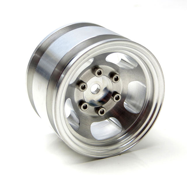 Gear HeadRC アルミニウム1.55スロットマグホイール ポリッシュ仕上げ 4個 GEA1002 - RCTRAIL