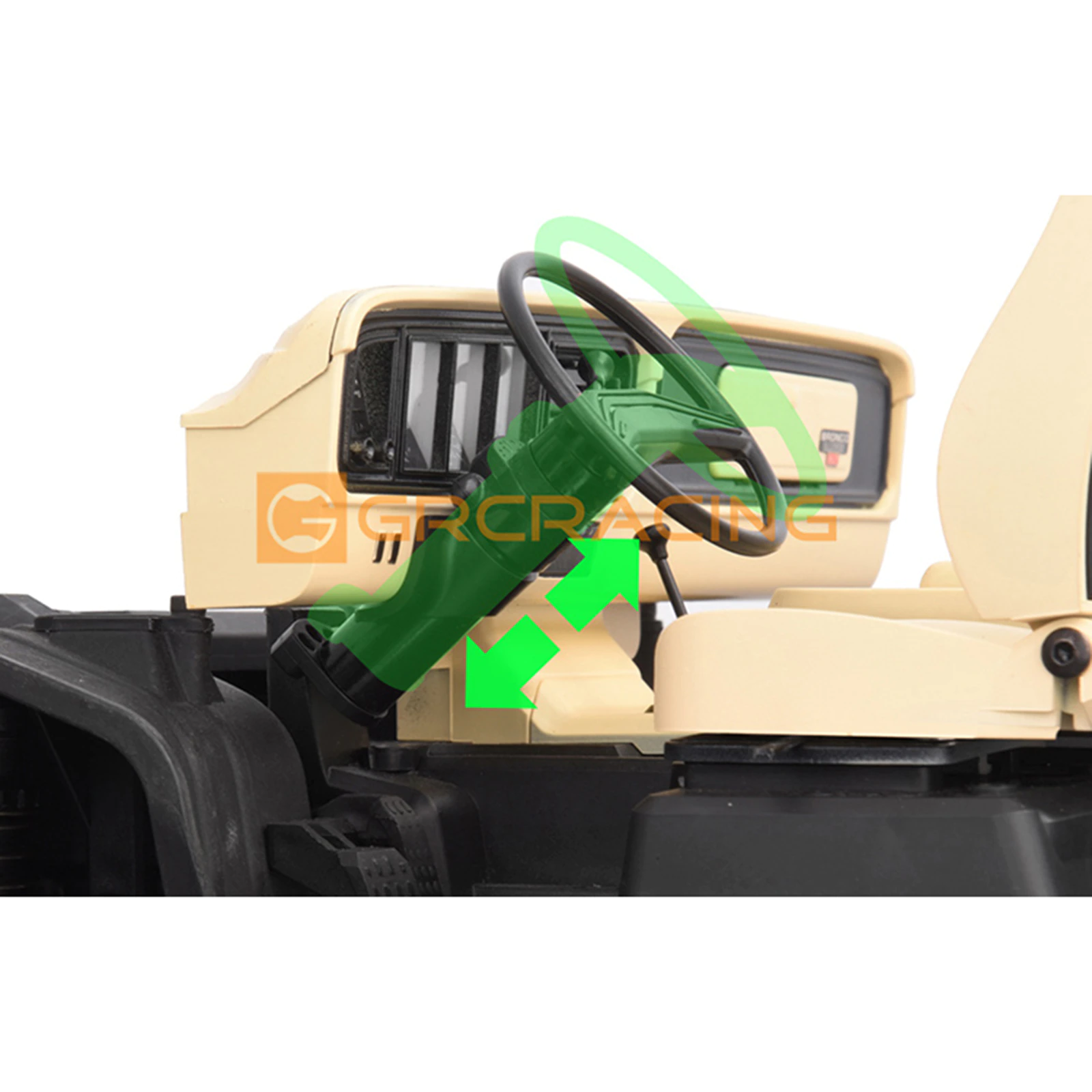 GRC 1979ブロンコ インテリアキット 内装 インナーボディ 組み立て式 1/10 TRX4 - RCTRAIL