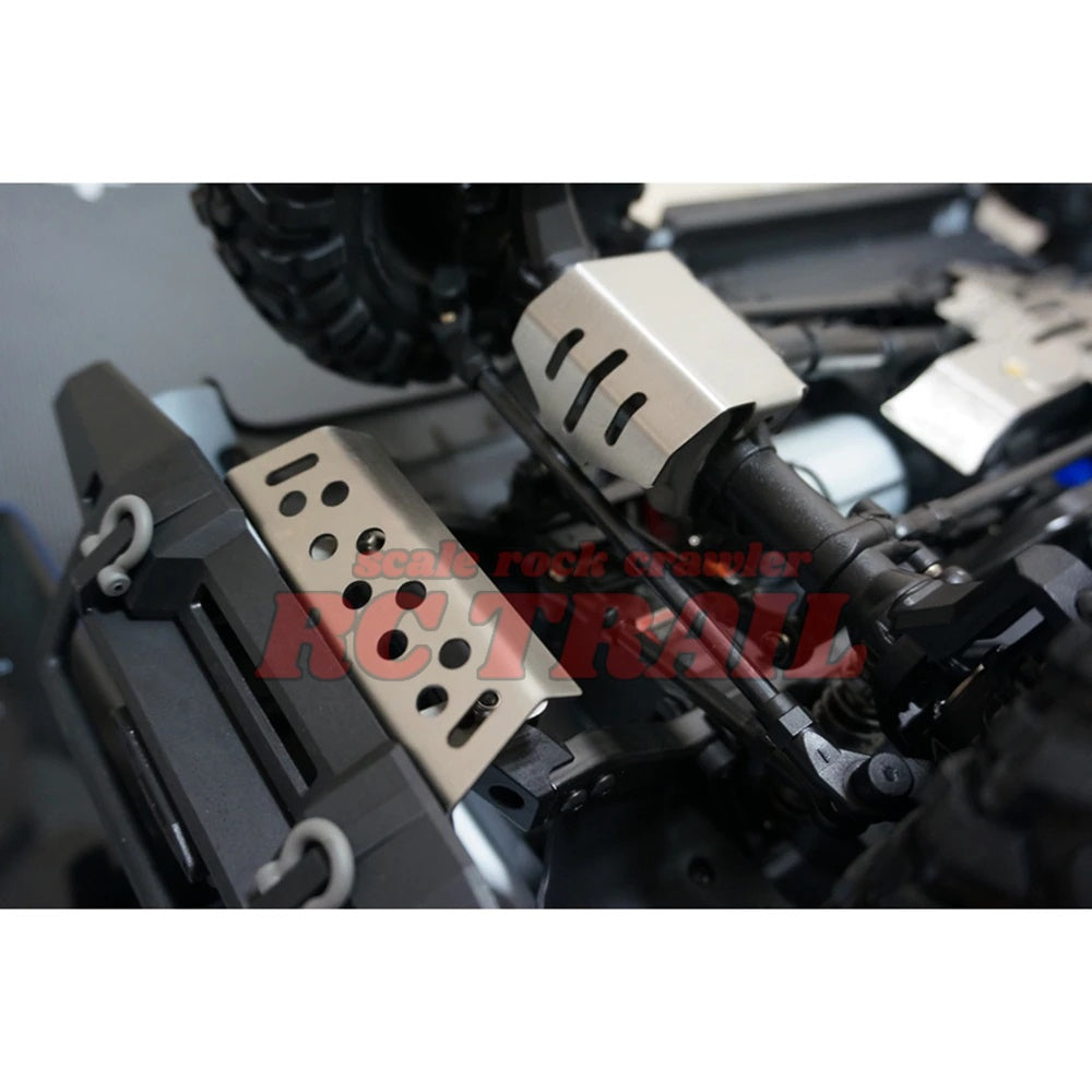スキッドプレート アンダープロテクター 1/10クローラートラクサス TRX4用 - RCTRAIL