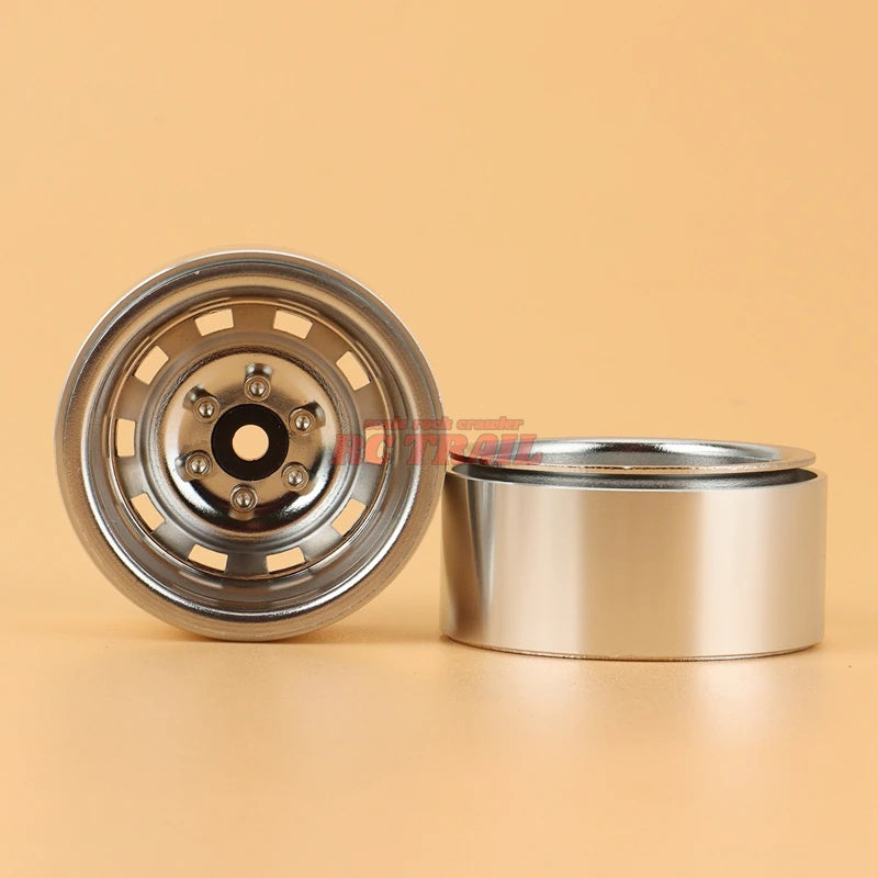 ラリー1.9 "スチール ビードロックホイール 4本(シルバー)RCTRAIL - RCTRAIL