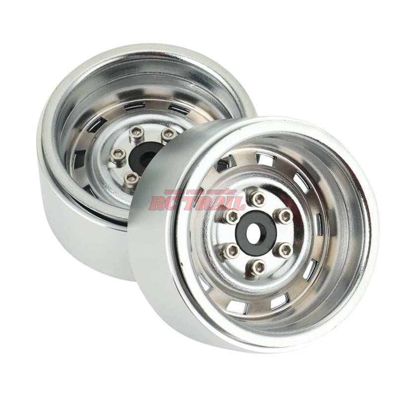 ラリー1.9 "スチール ビードロックホイール 4本(ブラック)RCTRAIL - RCTRAIL