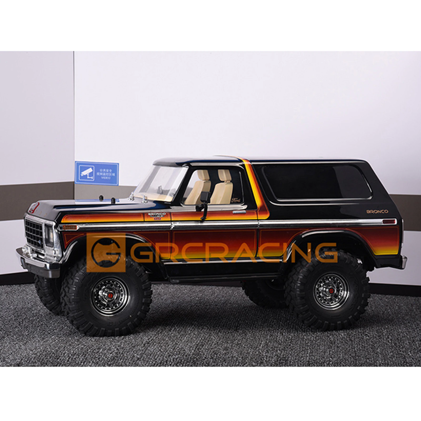 GRC 1979ブロンコ インテリアキット 内装 インナーボディ 組み立て式 1/10 TRX4 - RCTRAIL