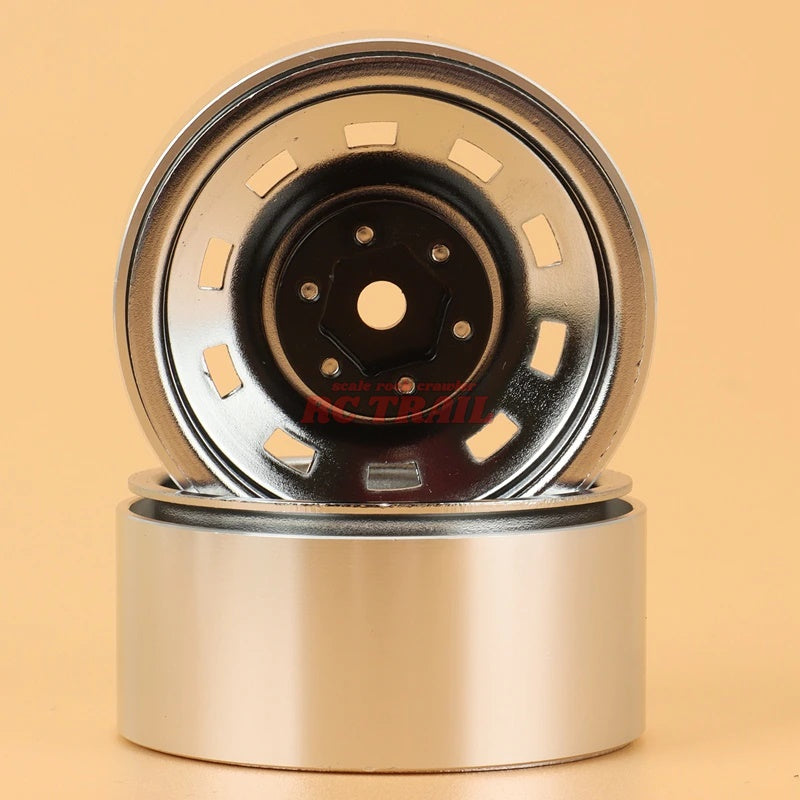 ラリー1.9 "スチール ビードロックホイール 4本(ブラック)RCTRAIL - RCTRAIL