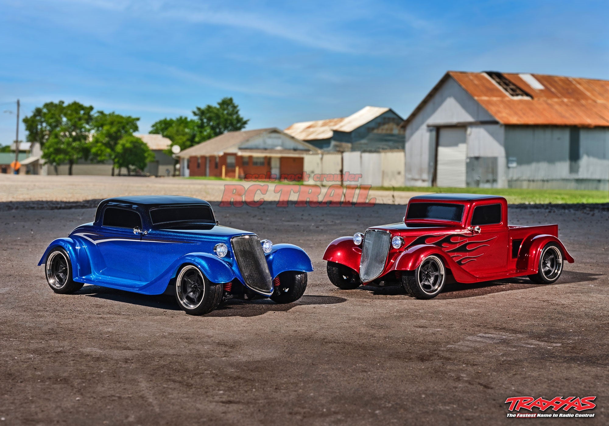 トラクサス 4-Tec 3.0 1/10 RTRツーリングカー(ファクトリーファイブ '35ホットロッド トラック(レッド) TQ 2.4GHzプロポ付き Traxxas 93034-4 - RCTRAIL