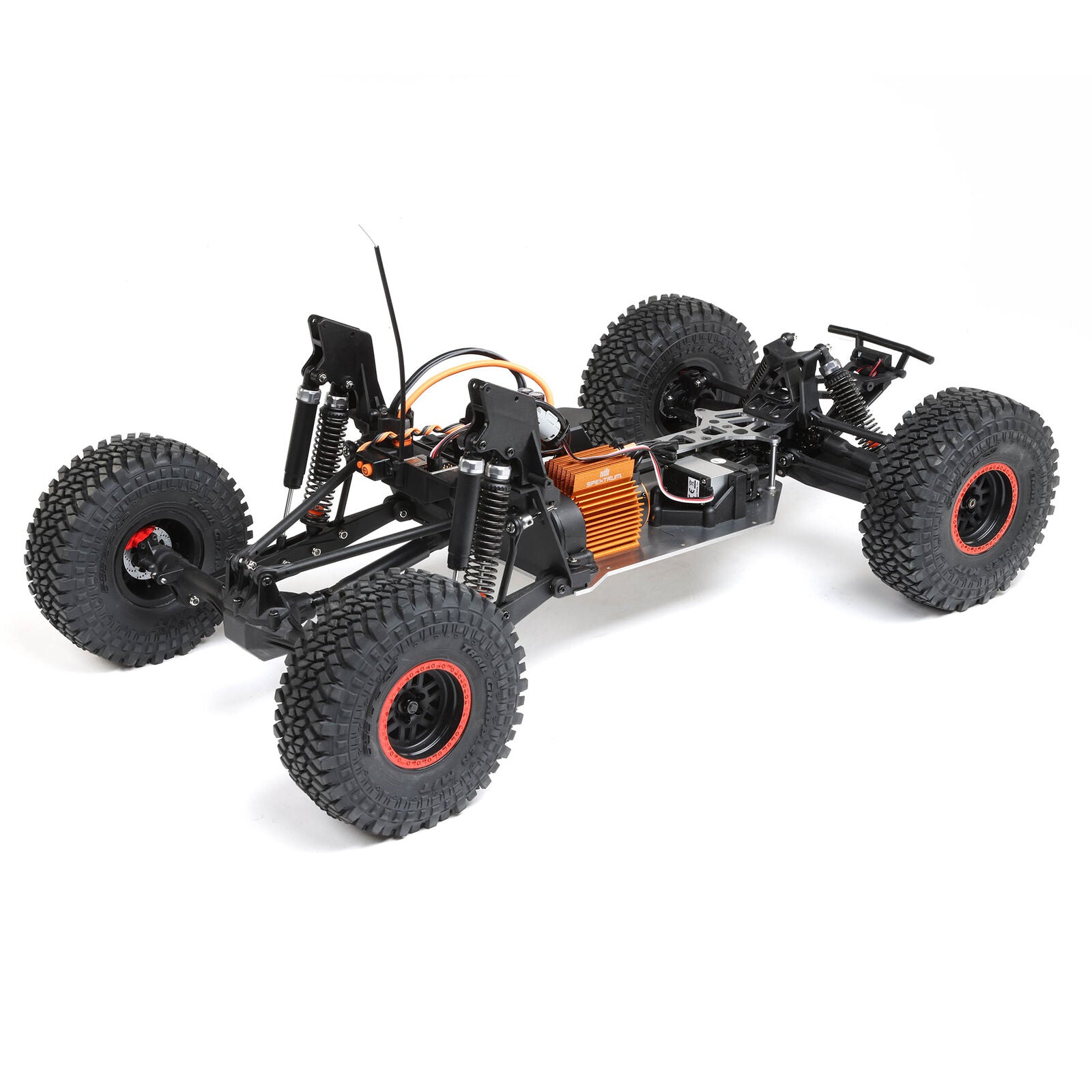 Losi 1/10 ハンマー レイ U4 4WD ロック レーサー ブラシレス RTR スマートおよび AVC 付き