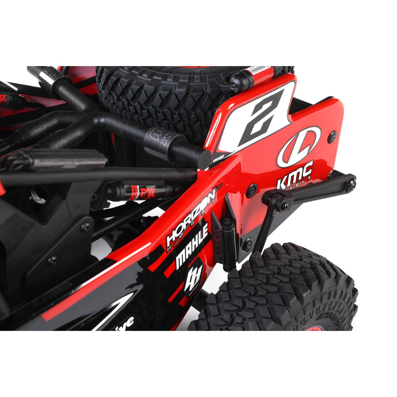 Losi 1/10 ハンマー レイ U4 4WD ロック レーサー ブラシレス RTR スマートおよび AVC 付き