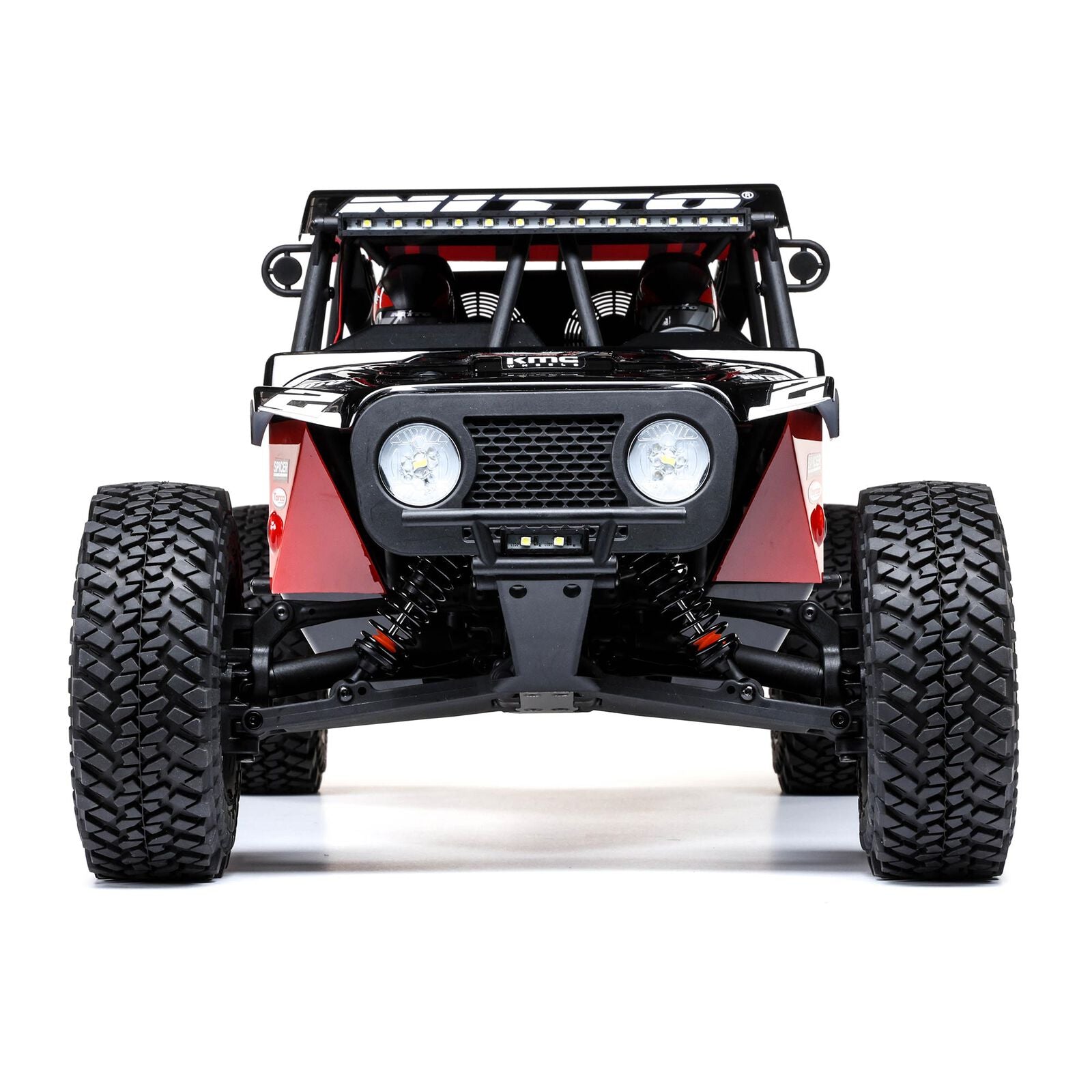 Losi 1/10 ハンマー レイ U4 4WD ロック レーサー ブラシレス RTR スマートおよび AVC 付き