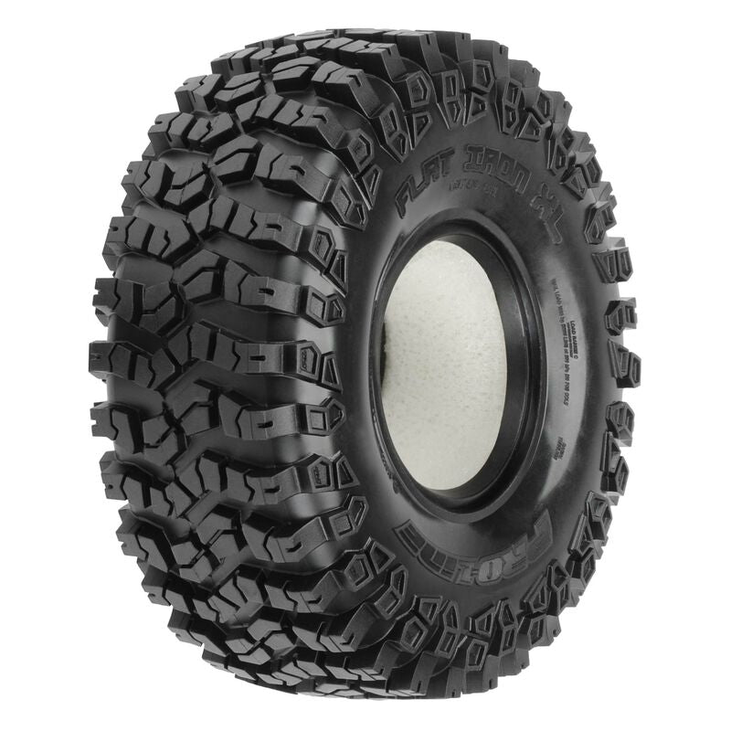 プロライン フラットアイアンXL1.9 "(G8)ロッククローラータイヤ (2本) 1/10 Flat Iron XL G8 Front/Rear 1.9" Rock Crawling Tires (2) PRO1011200 - RCTRAIL
