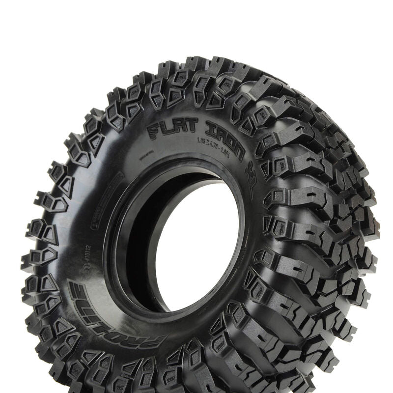 プロライン フラットアイアンXL1.9 "(G8)ロッククローラータイヤ (2本) 1/10 Flat Iron XL G8 Front/Rear 1.9" Rock Crawling Tires (2) PRO1011200 - RCTRAIL