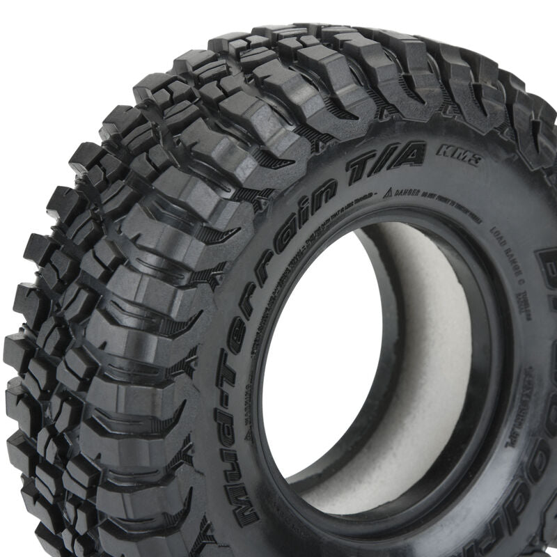 プロライン BFGoodrich Mud-Terrain Class 1 1.9 "クローラータイヤ(2本)(G8)w /メモリーフォーム付き Pro-Line PRO10152-14 - RCTRAIL