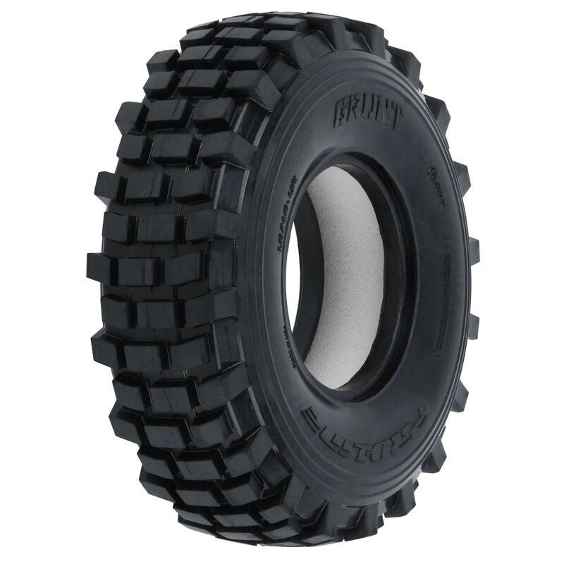 プロライン Grunt Rock Terrain 1.9 "ロッククローラータイヤ(2本)(G8)メモリーフォーム付き Pro-Line PRO1017214 - RCTRAIL