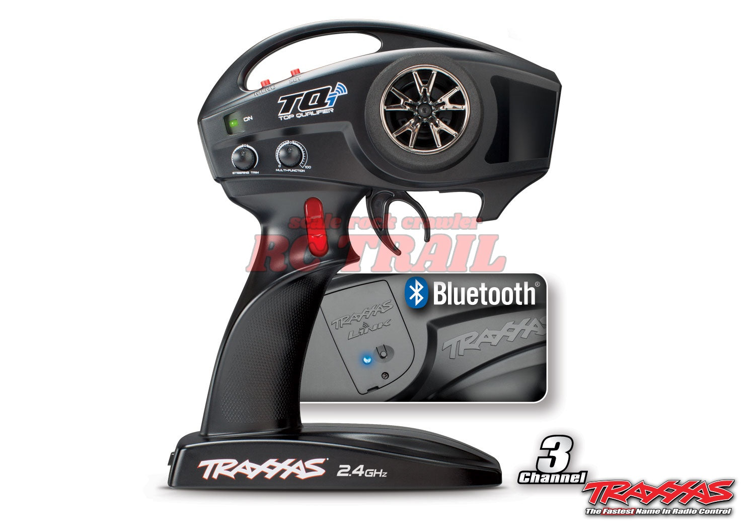 トラクサス Revo 3.3 4WD RTR エンジン モンスタートラック  / TQi(レッド)2.4Ghz プロポ、TSM、バッテリー&充電器、スターター付属 53097-3 - RCTRAIL