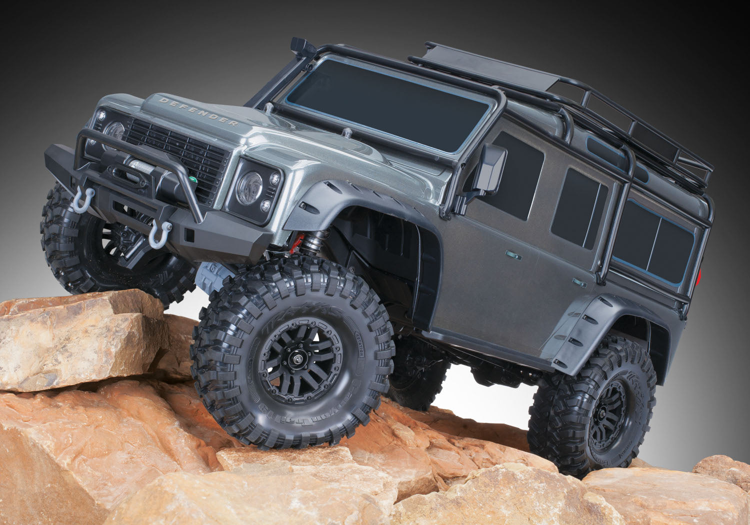 トラクサス TRX4 ランドローバー ディフェンダーD110 RTR シルバー 82056-4_SLVR - RCTRAIL
