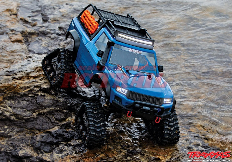 トラクサス 1/10 TRX4 All Terrain TRAXX RTR LEDライト付き ブルー traxxas 82034-4_blue - RCTRAIL