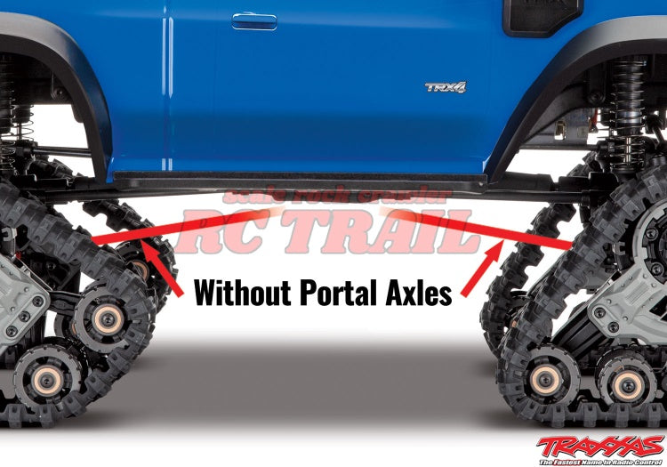 トラクサス 1/10 TRX4 All Terrain TRAXX RTR LEDライト付き ブルー traxxas 82034-4_blue - RCTRAIL
