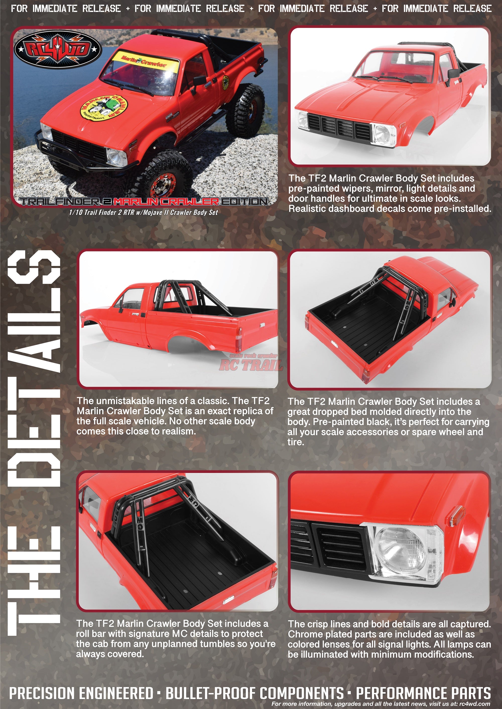 RC4WD マーリンクローラー トレイルファインダー2 1/10 4WD RTR ロッククローラー モハベボディ 2.4GHzpプロポ付き Z-RTR0034 - RCTRAIL