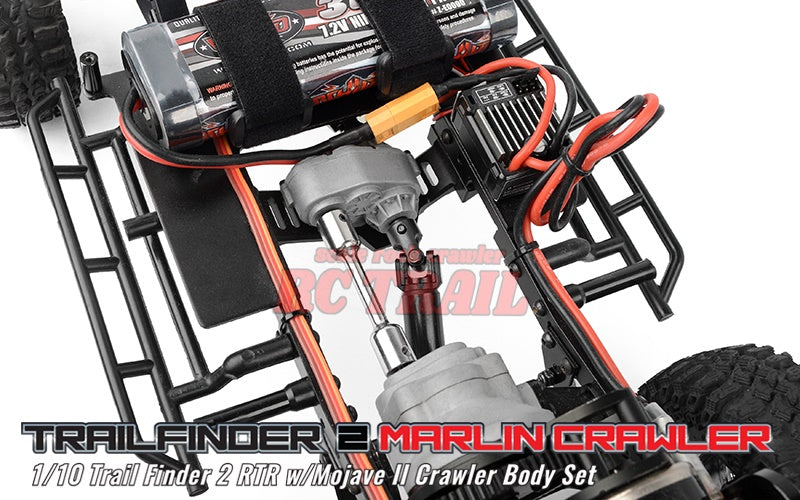 RC4WD マーリンクローラー トレイルファインダー2 1/10 4WD RTR ロッククローラー モハベボディ 2.4GHzpプロポ付き Z-RTR0034 - RCTRAIL