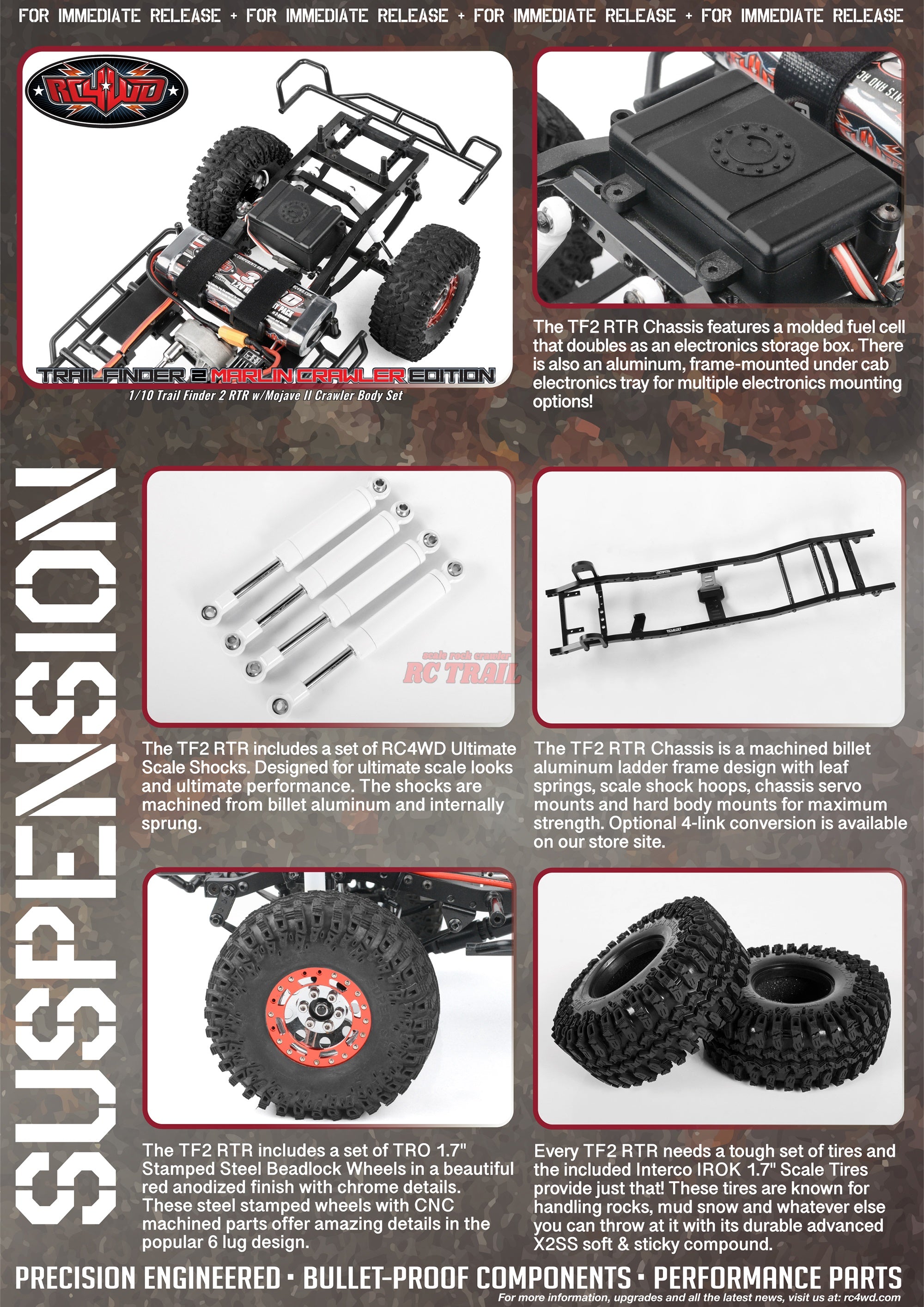 RC4WD マーリンクローラー トレイルファインダー2 1/10 4WD RTR ロッククローラー モハベボディ 2.4GHzpプロポ付き Z-RTR0034 - RCTRAIL