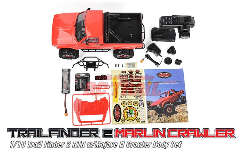 RC4WD マーリンクローラー トレイルファインダー2 1/10 4WD RTR ロッククローラー モハベボディ 2.4GHzpプロポ付き Z-RTR0034 - RCTRAIL