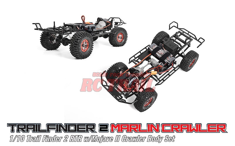 RC4WD マーリンクローラー トレイルファインダー2 1/10 4WD RTR ロッククローラー モハベボディ 2.4GHzpプロポ付き Z-RTR0034 - RCTRAIL