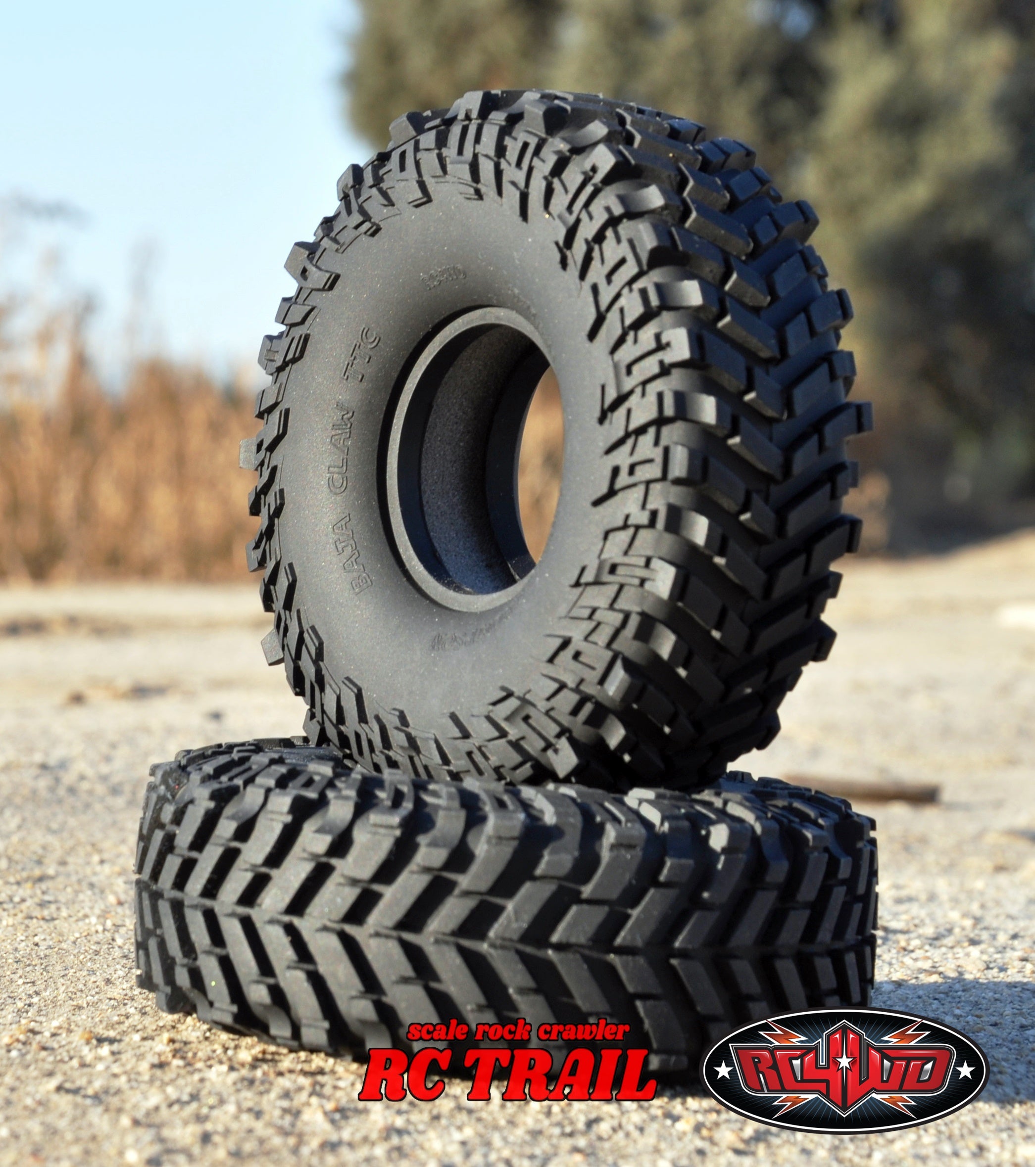 RC4WD ミッキートンプソン バハクローTTC1.9 スケールロッククローラータイヤ(2本)Z-T0048 - RCTRAIL