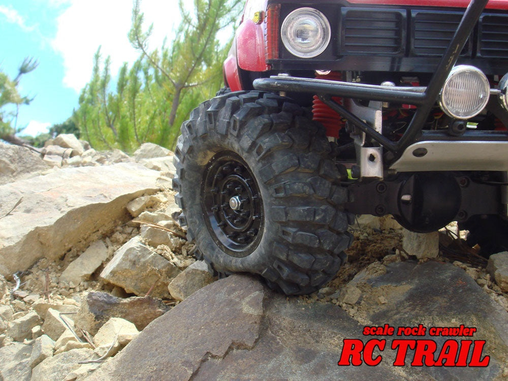 RC4WD ロッククラッシャーX/T 2.2 " ロッククローラータイヤ(2本)Z-T0087 - RCTRAIL