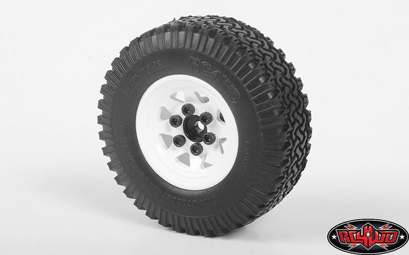 RC4WD スタンピングスチール1.0 ''ストックビードロックホイール(ホワイト)4本 Z-W0111 - RCTRAIL