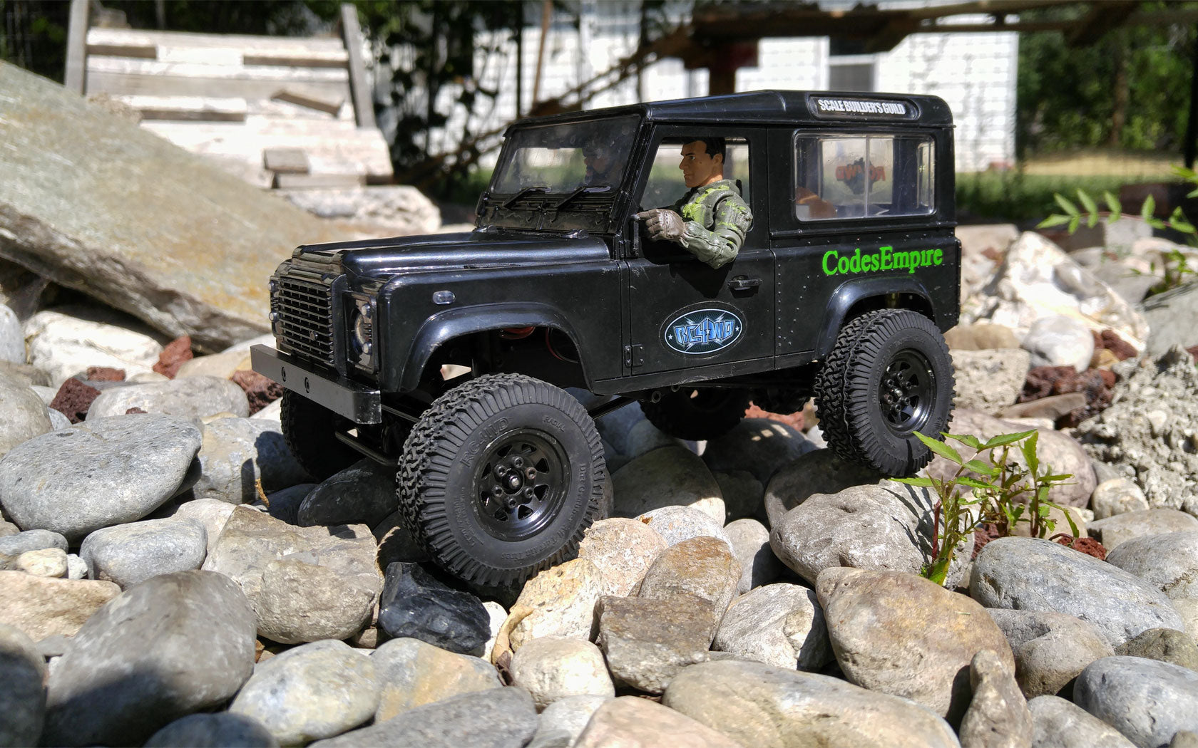 RC4WD スタンピングスチール1.0 "ストックビードロックホイール(ブラック)4本 Z-W0229 - RCTRAIL