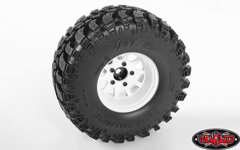 RC4WD ディープディッシュワゴン1.55 " スチールビードロックホイール 4本(ホワイト)Z-W0284 - RCTRAIL