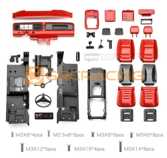 GRC 1979ブロンコ インテリアキット 内装 インナーボディ 組み立て式 1/10 TRX4 - RCTRAIL