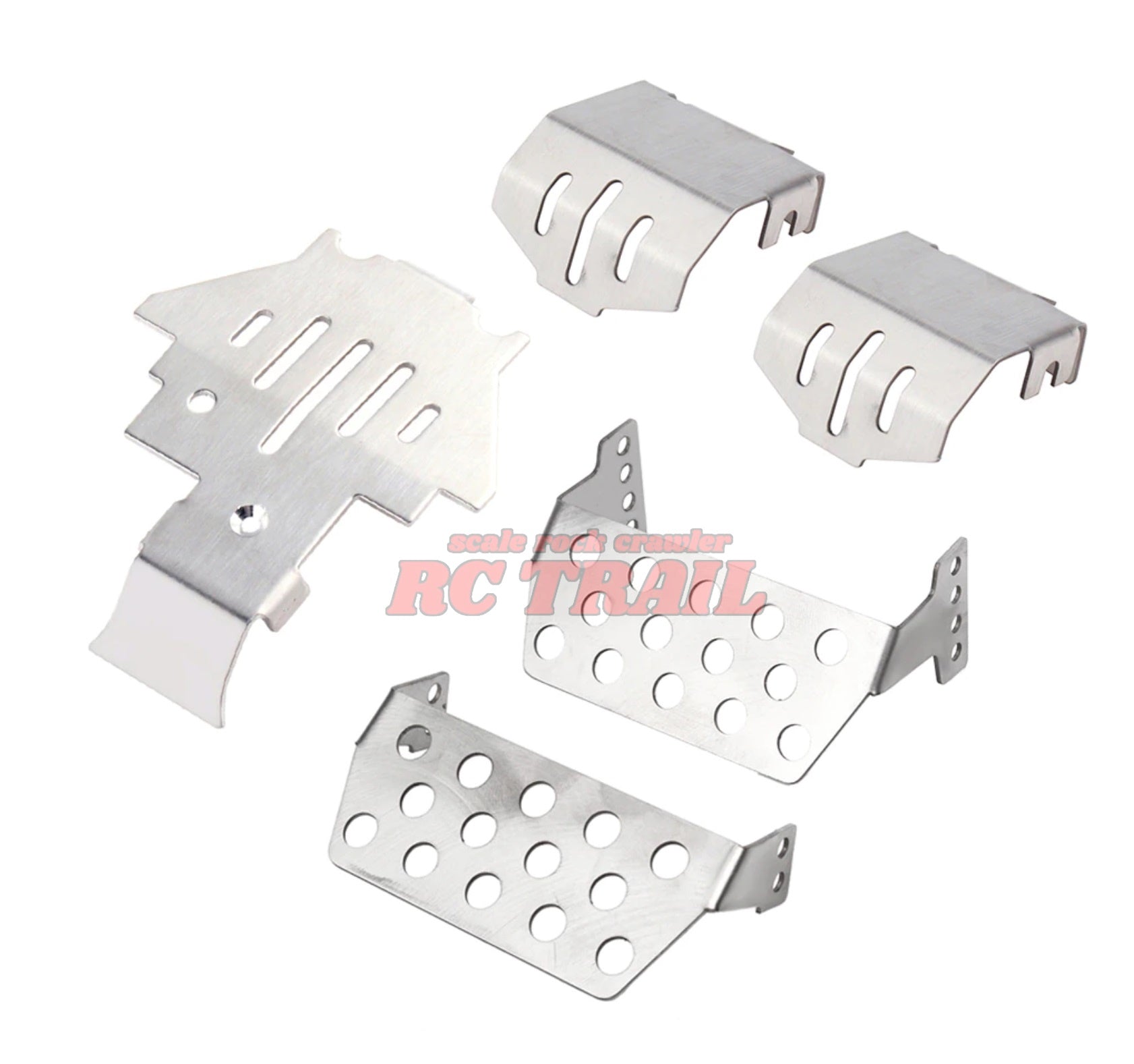 スキッドプレート アンダープロテクター 1/10クローラートラクサス TRX4用 - RCTRAIL