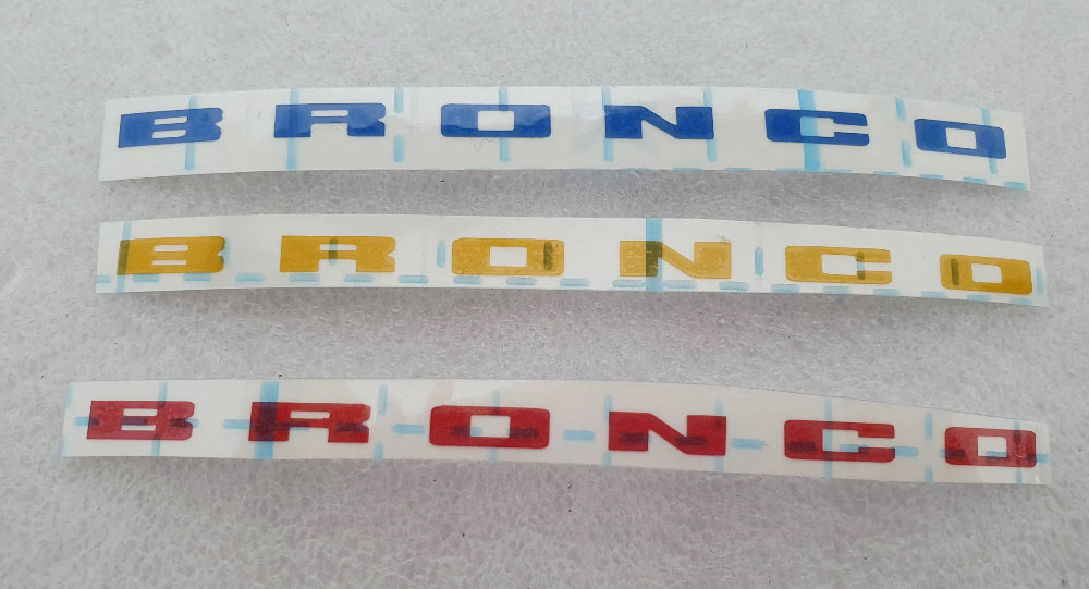 H-TECHトラクサス TRX4 ブロンコ適合 カッティングデカール (B-TYPE)