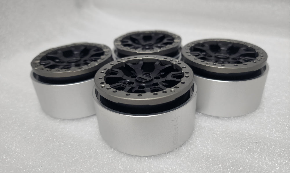 H-TECH RC 1/10 アルミ メタル スケール ホイール (Traxxas TRX4 Bronco 2022 適合) (HTW2.1-04)