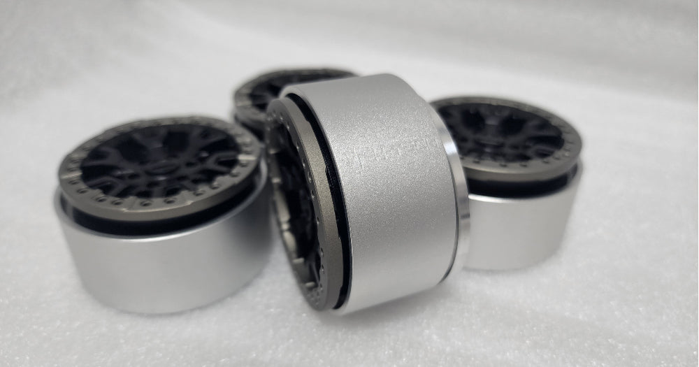 H-TECH RC 1/10 アルミ メタル スケール ホイール (Traxxas TRX4 Bronco 2022 適合) (HTW2.1-04)