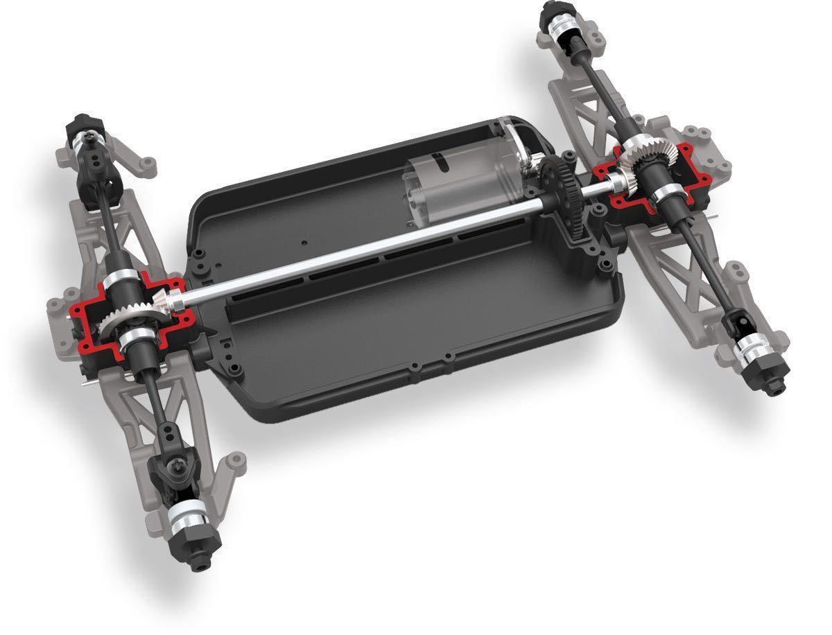 トラクサス LaTrax Teton 1/18 4WD RTRモンスタートラック(レッド)バッテリー、DC充電器付き Traxxas CB76054-1 - RCTRAIL