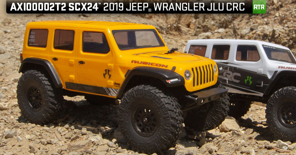 アキシャル 1/24 SCX24 2019ジープラングラー JLUCRC 4WD RTR スケールミニクローラー イエロー AXI00002T1 - RCTRAIL