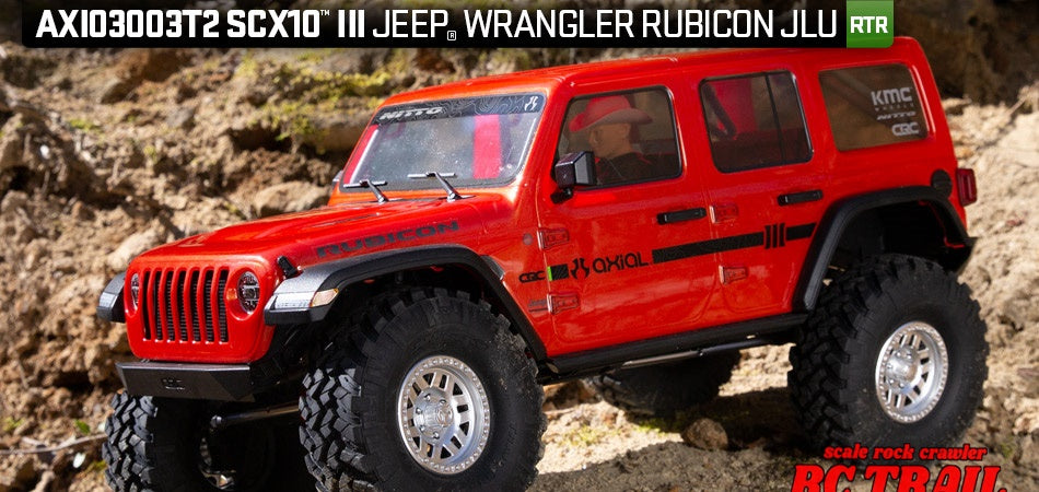 アキシャル SCX10III ジープJLUラングラー RTR 4WD ロッククローラー(オレンジ)ポータルアクスル2.4GHzプロポ付き AXI03003T1 - RCTRAIL