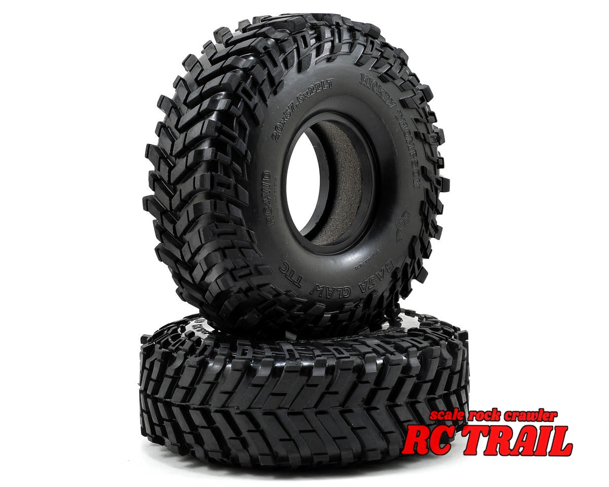 RC4WD ミッキートンプソン バハクローTTC2.2" スケール ロッククローラータイヤ (2本)Z-T0065 - RCTRAIL