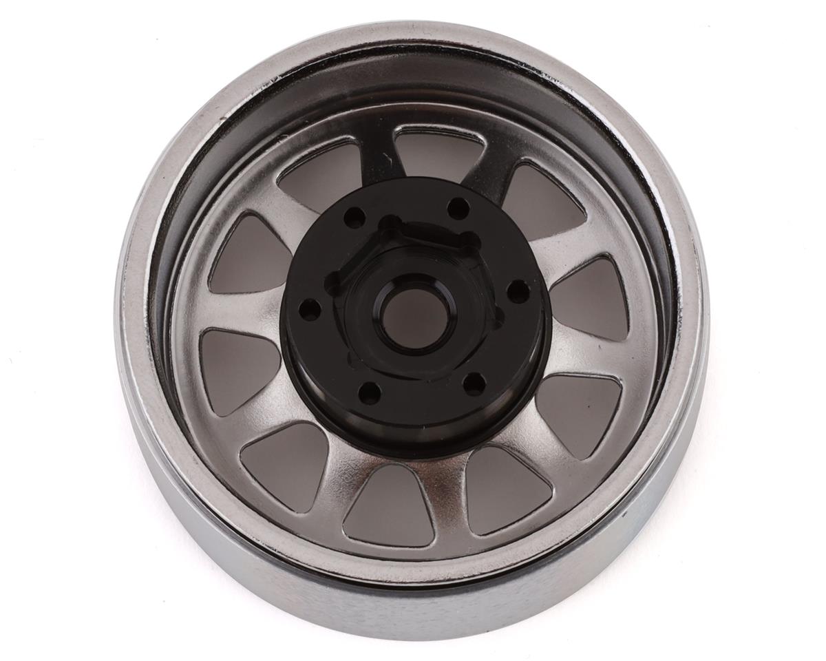 RC4WD OEM 6ラグスタンプスチール1.55 "ビードロックホイール(ブラック/クローム)(4本)Z-W0337 - RCTRAIL