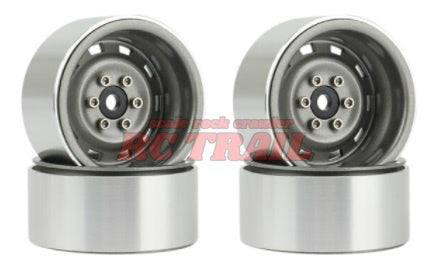 ラリー1.9 "スチール ビードロックホイール 4本(ブラック)RCTRAIL - RCTRAIL