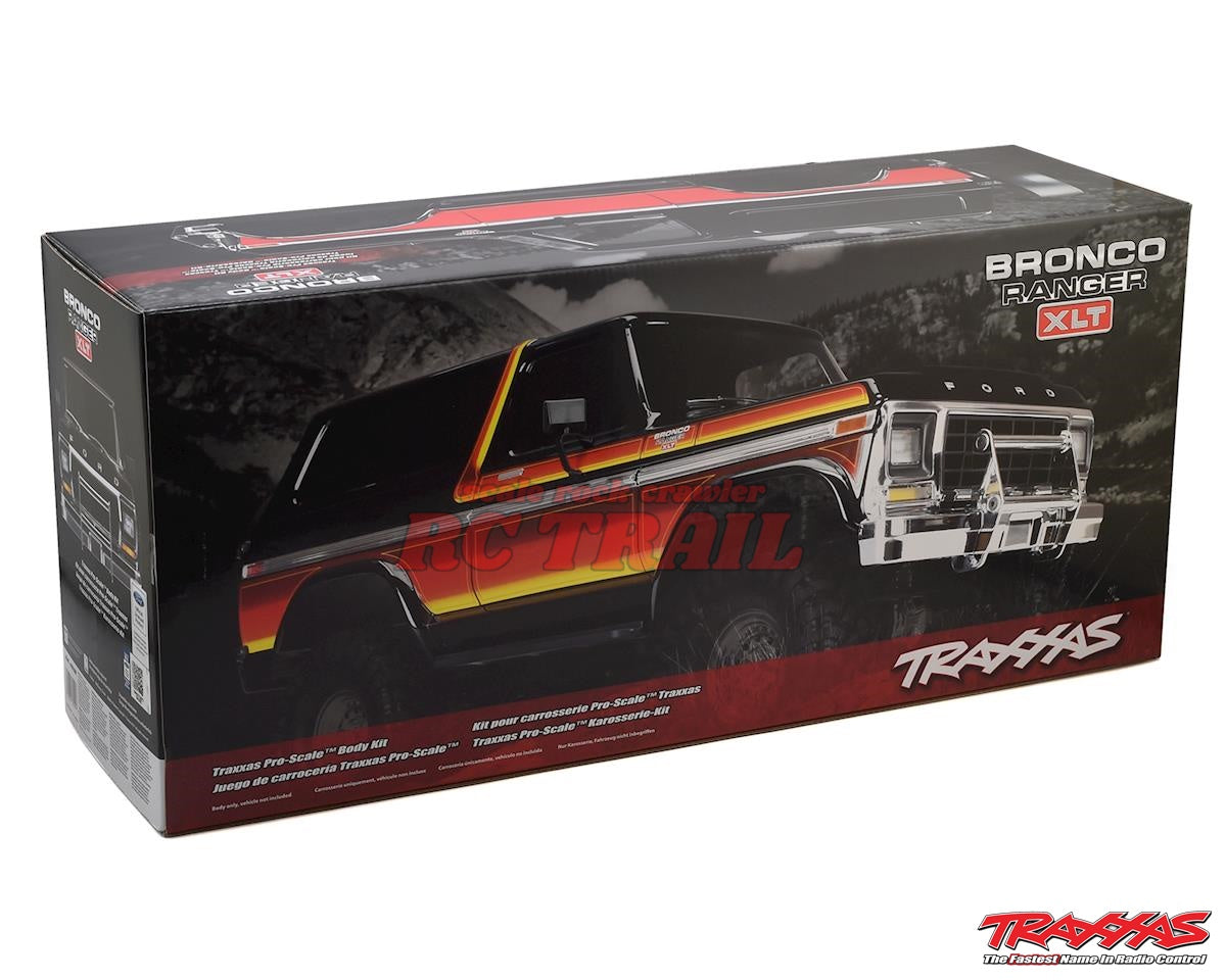 トラクサス TRX-4 フォード ブロンコ コンプリートボディキット(ブラック)(312mm) traxxas 8010X - RCTRAIL