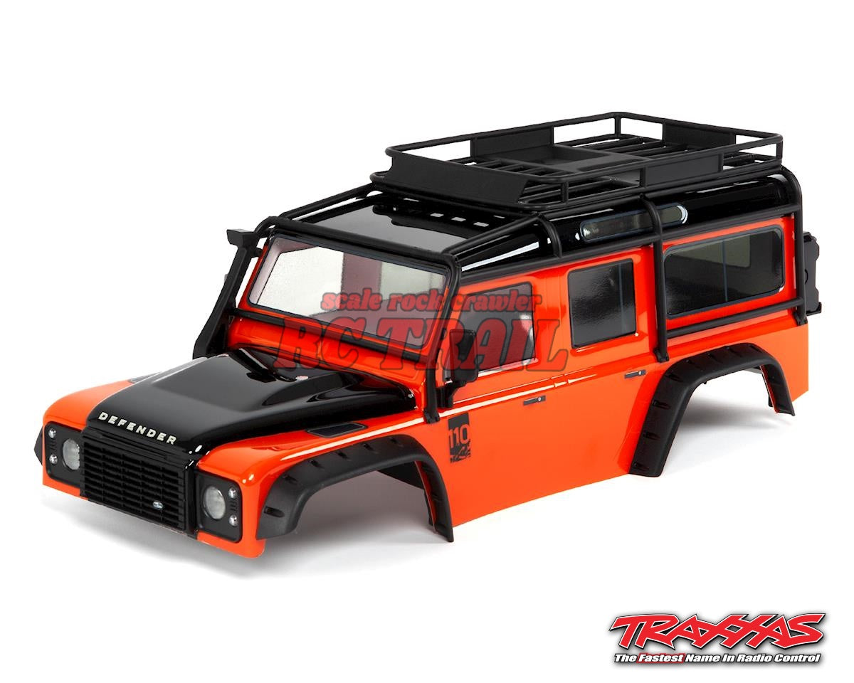 トラクサス　TRX4用塗装済みボディ ランドローバーディフェンダー アドベンチャーエディションボディ 8011A - RCTRAIL